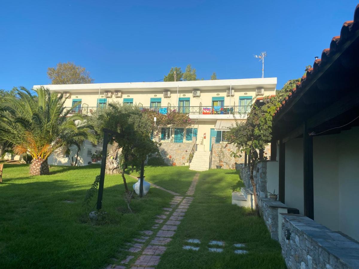 Angeliki Beach Hotel Мегали Амос Екстериор снимка