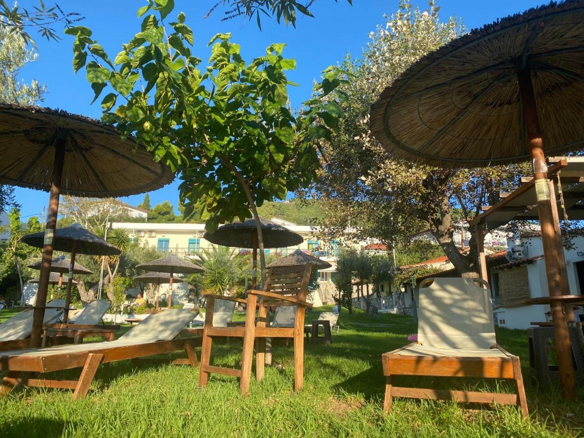 Angeliki Beach Hotel Мегали Амос Екстериор снимка