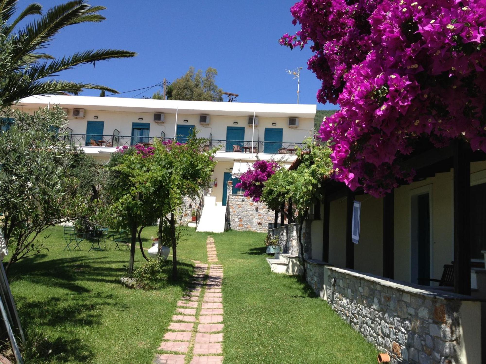 Angeliki Beach Hotel Мегали Амос Екстериор снимка