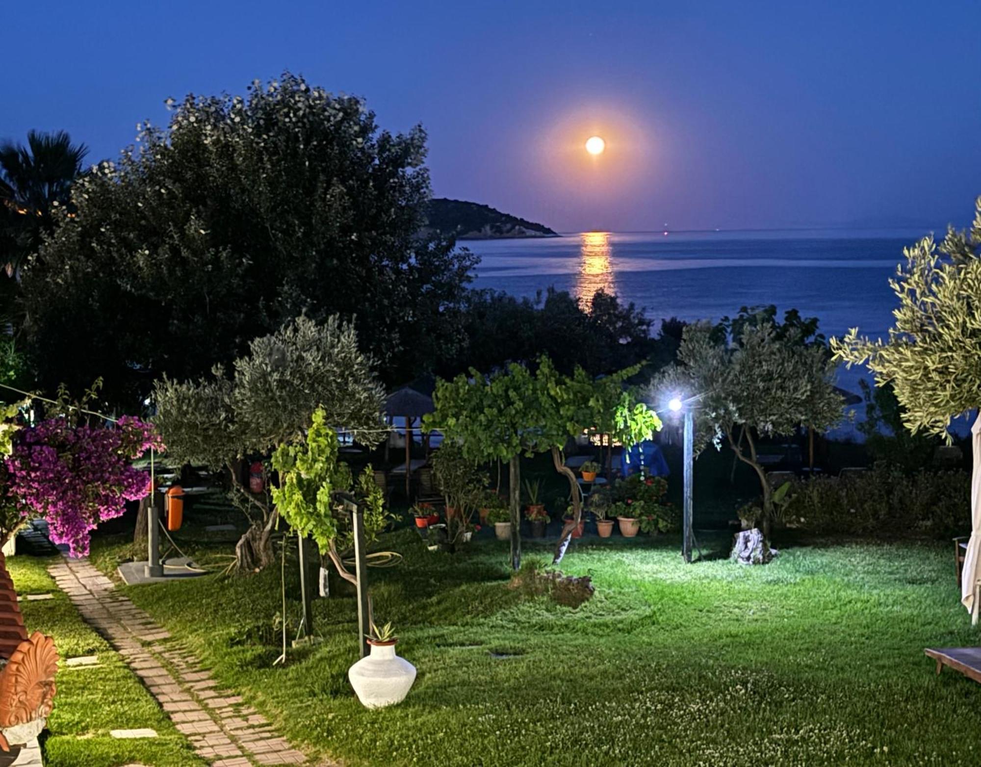 Angeliki Beach Hotel Мегали Амос Екстериор снимка