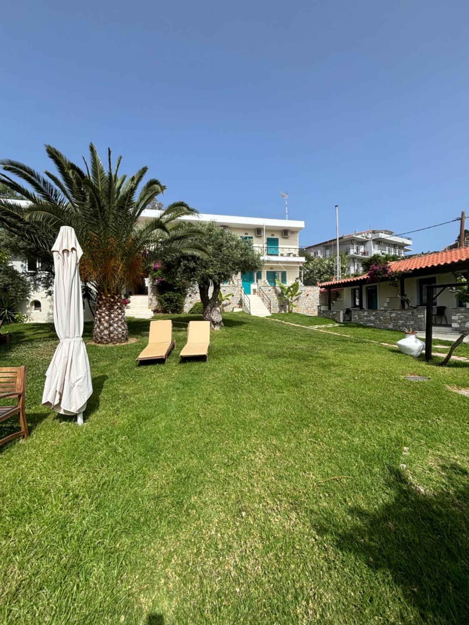 Angeliki Beach Hotel Мегали Амос Екстериор снимка