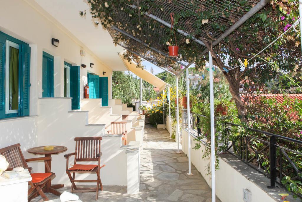 Angeliki Beach Hotel Мегали Амос Екстериор снимка