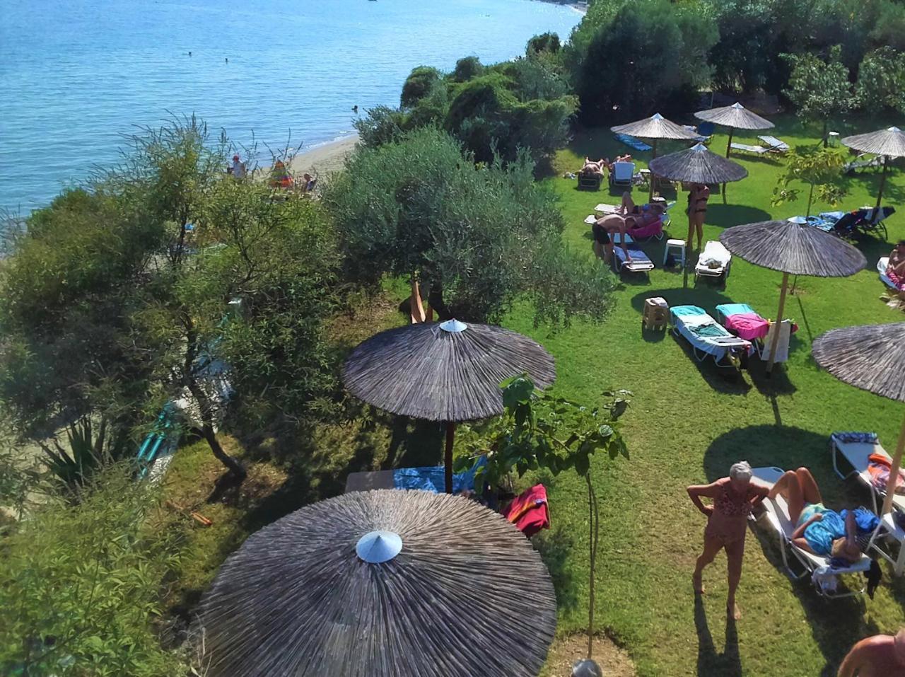 Angeliki Beach Hotel Мегали Амос Екстериор снимка