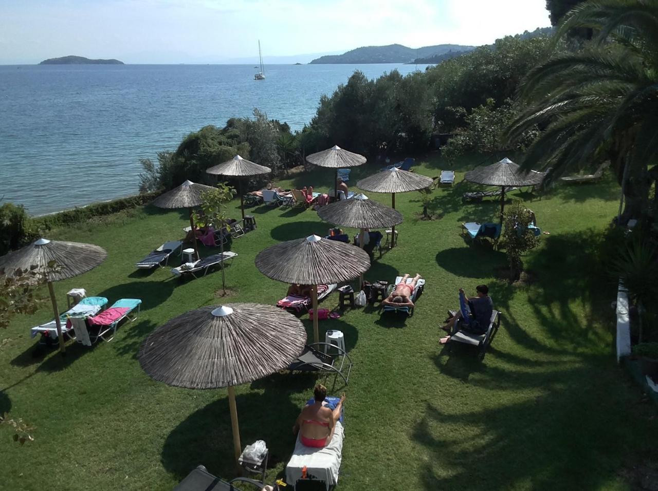 Angeliki Beach Hotel Мегали Амос Екстериор снимка