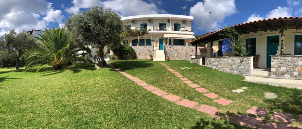 Angeliki Beach Hotel Мегали Амос Екстериор снимка